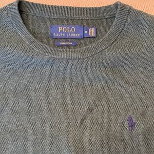 Polo by Ralph Lauren Men's Kelly Green Crewneck Sweater